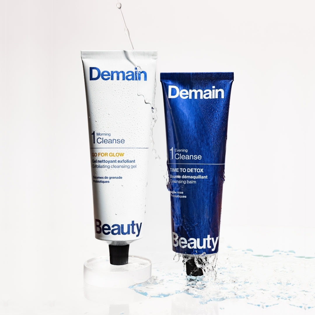 GEL NETTOYANT + BAUME DÉMAQUILLANT
